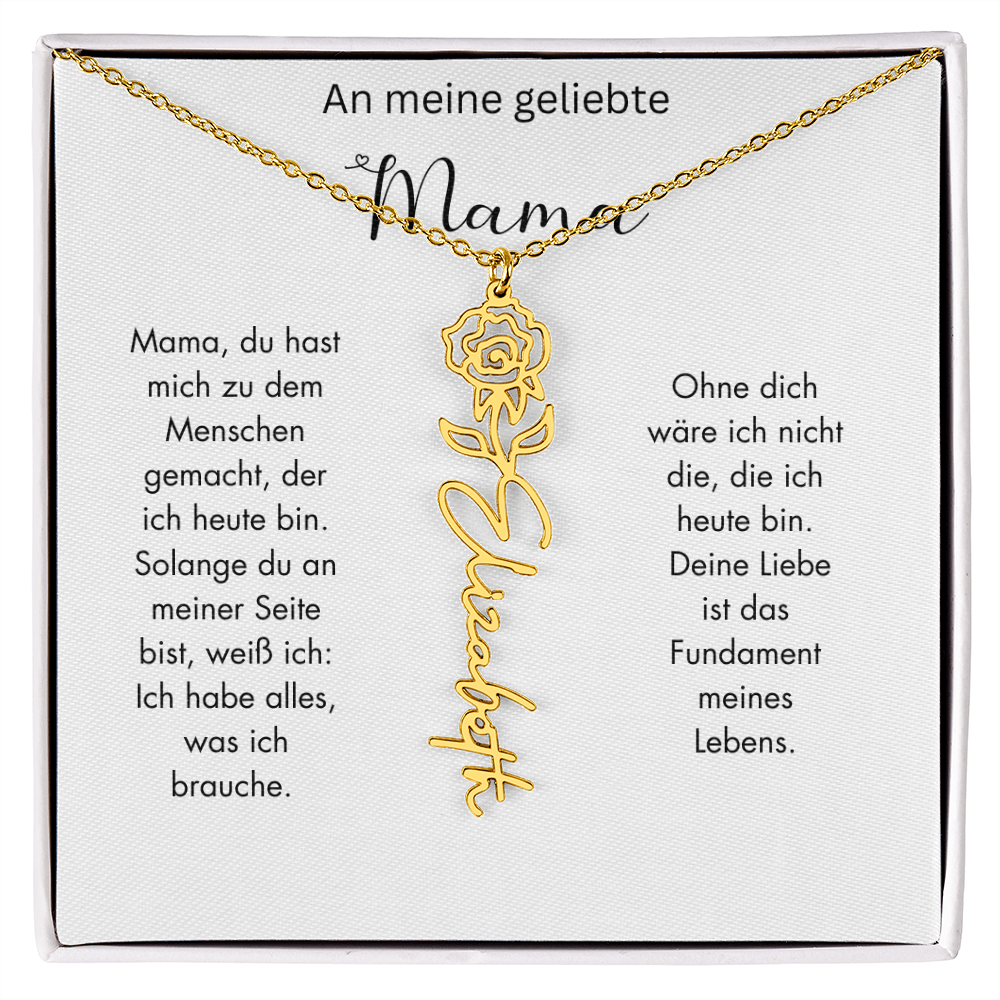 Personalisiertes Schmuck Geschenk für Mama