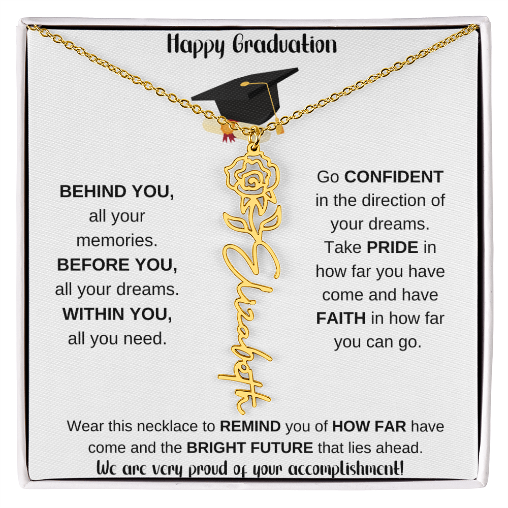 2025 Graduation Gift - Flower Name Necklace 10