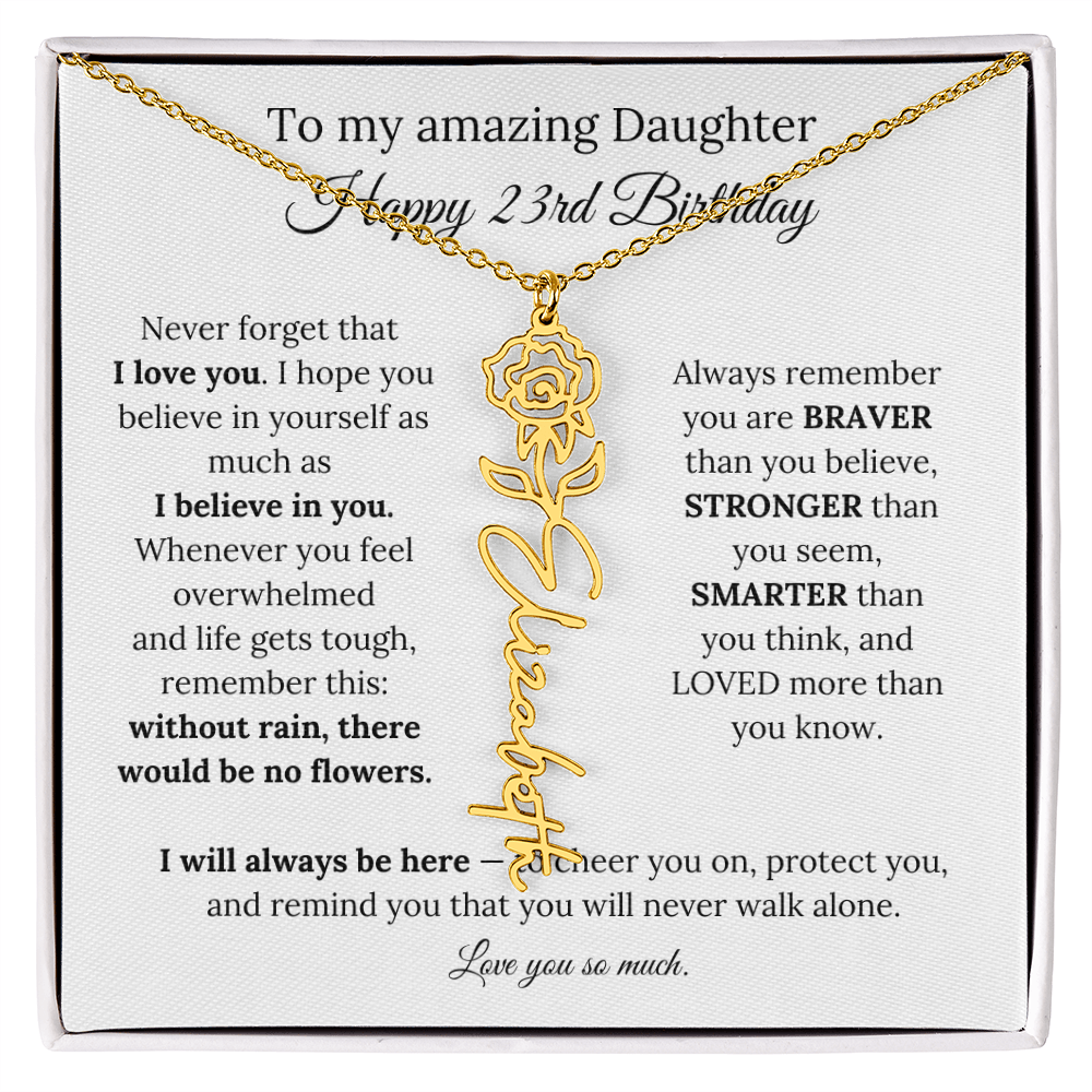 Happy 23rd Birthday Gift for Daughter