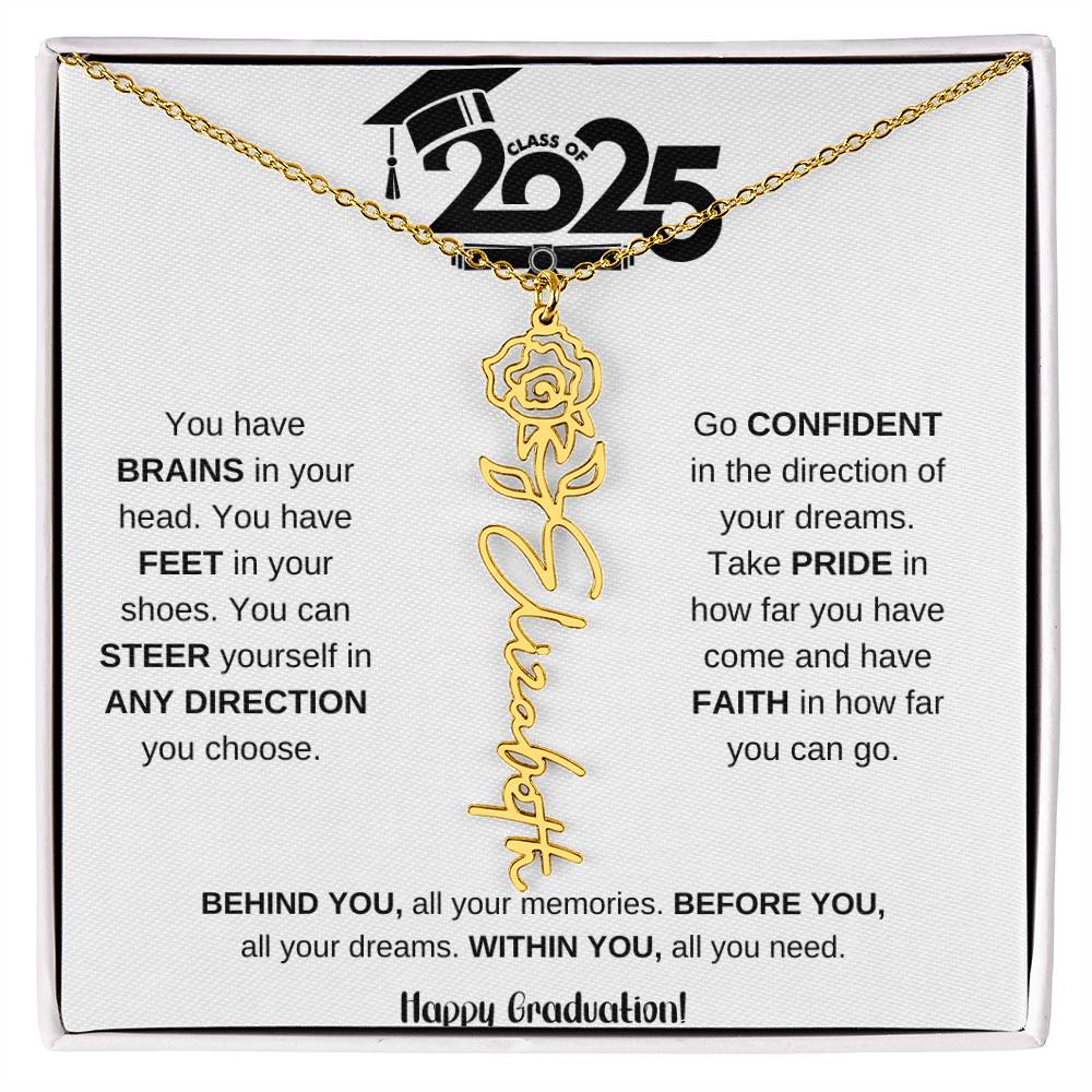 2025 Graduation Gift - Flower Name Necklace 7