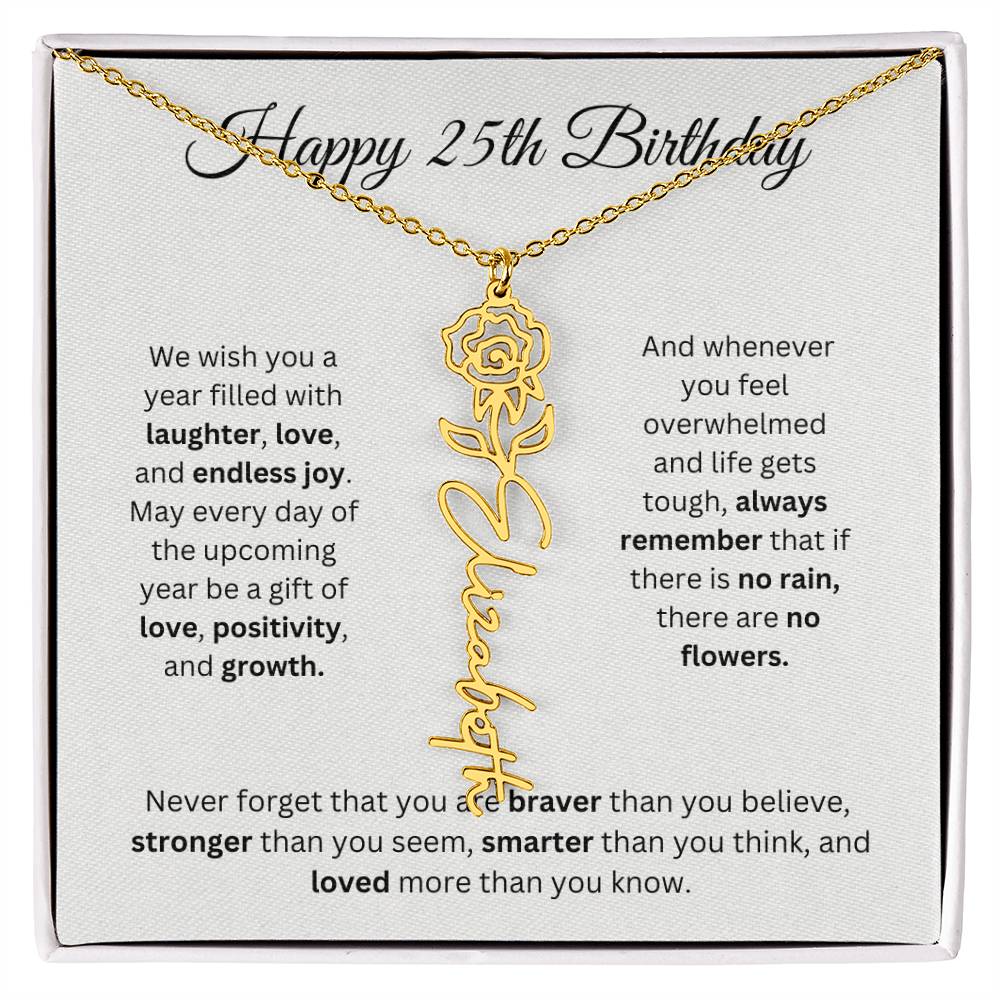 We Wish You - Happy 25th Birthday