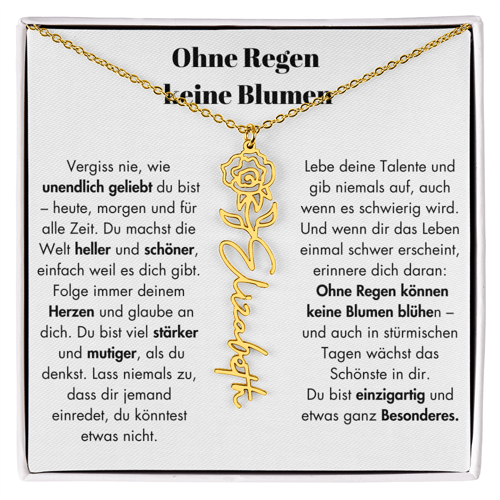 Weihnachtsgeschenk Schmuckkarte mit Spruch unendlich geliebt Mutmacher Hoffnung Liebe Geschenkidee