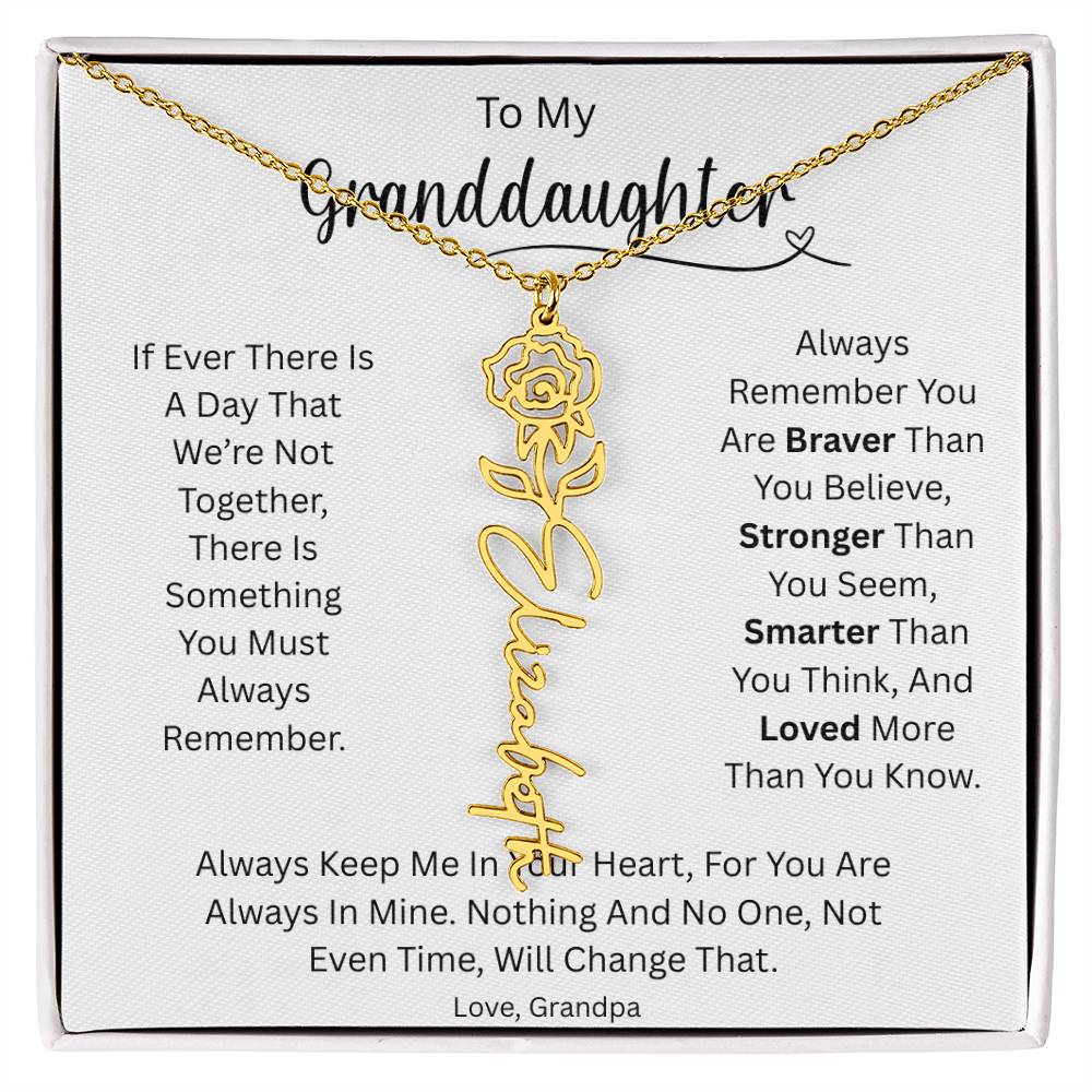 Granddaughter Grandpa