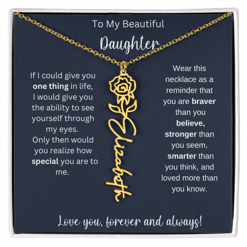 Daughter Custom Necklace 1