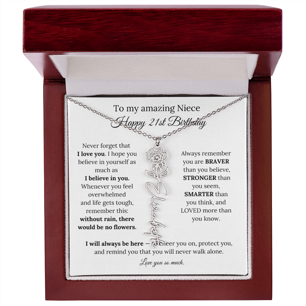 Happy 21st Birthday Gift for Niece