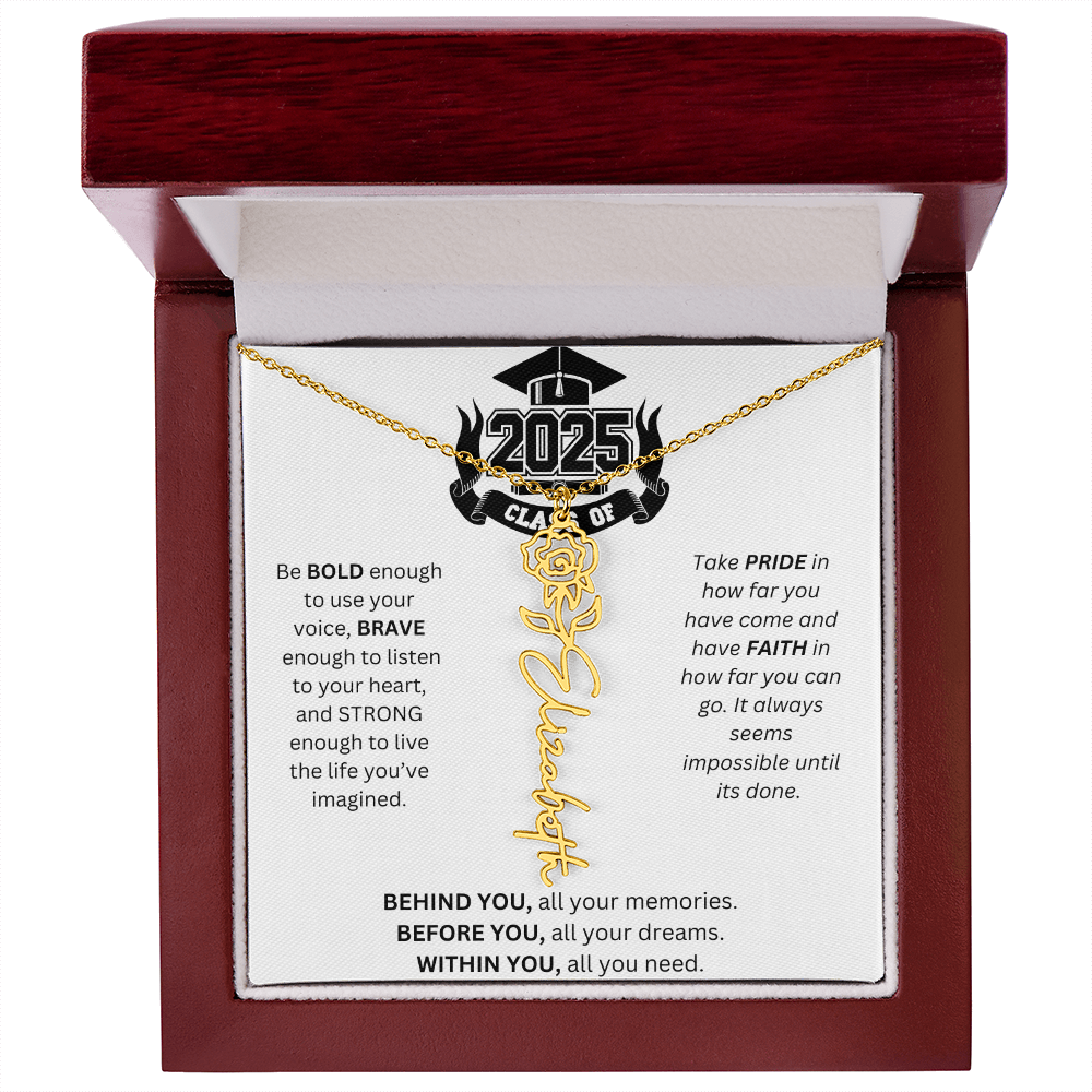 2025 Graduation Gift - Flower Name Necklace 3