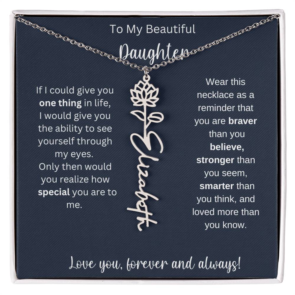 Daughter Custom Necklace 1