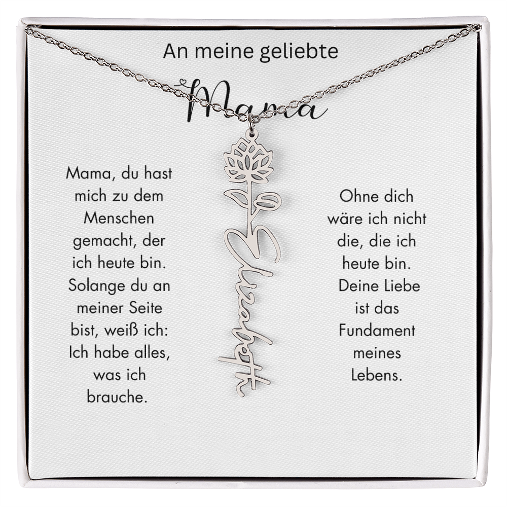 Personalisiertes Schmuck Geschenk für Mama