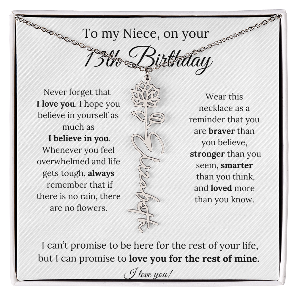To My Niece 13th Birthday
