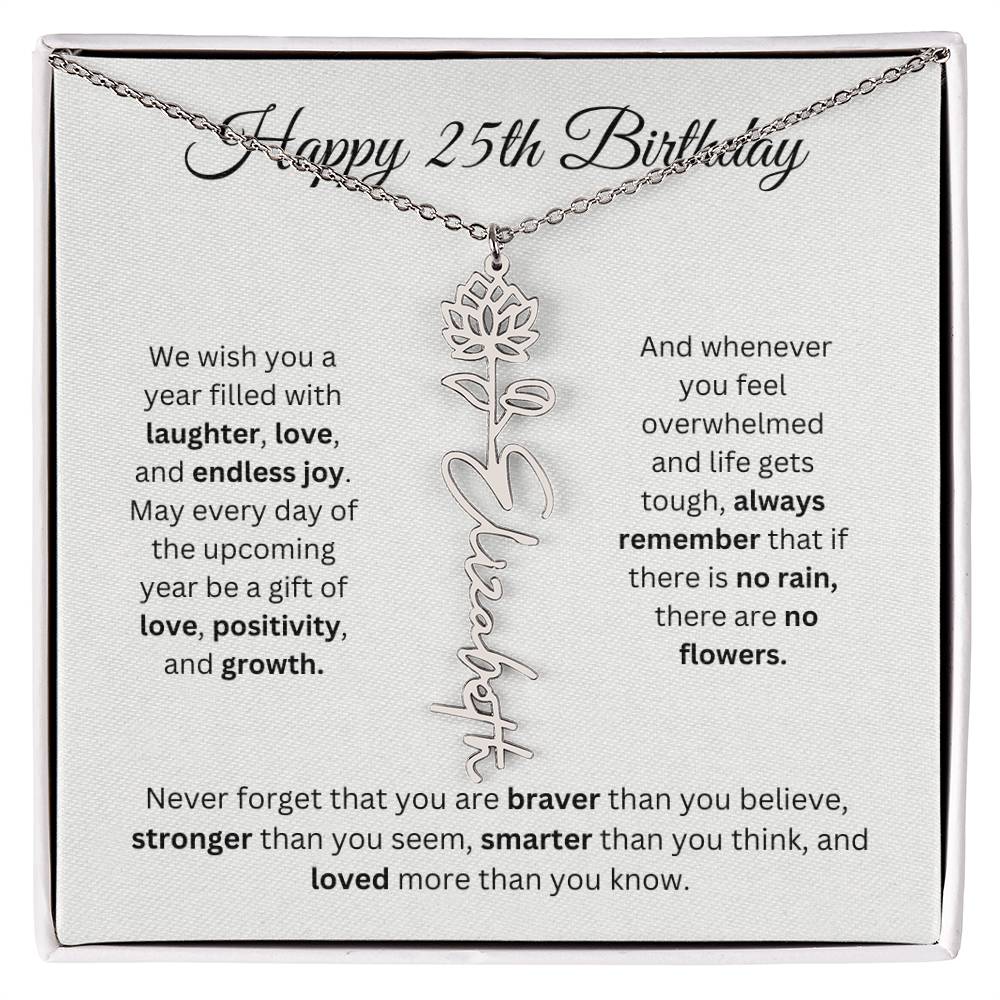 We Wish You - Happy 25th Birthday