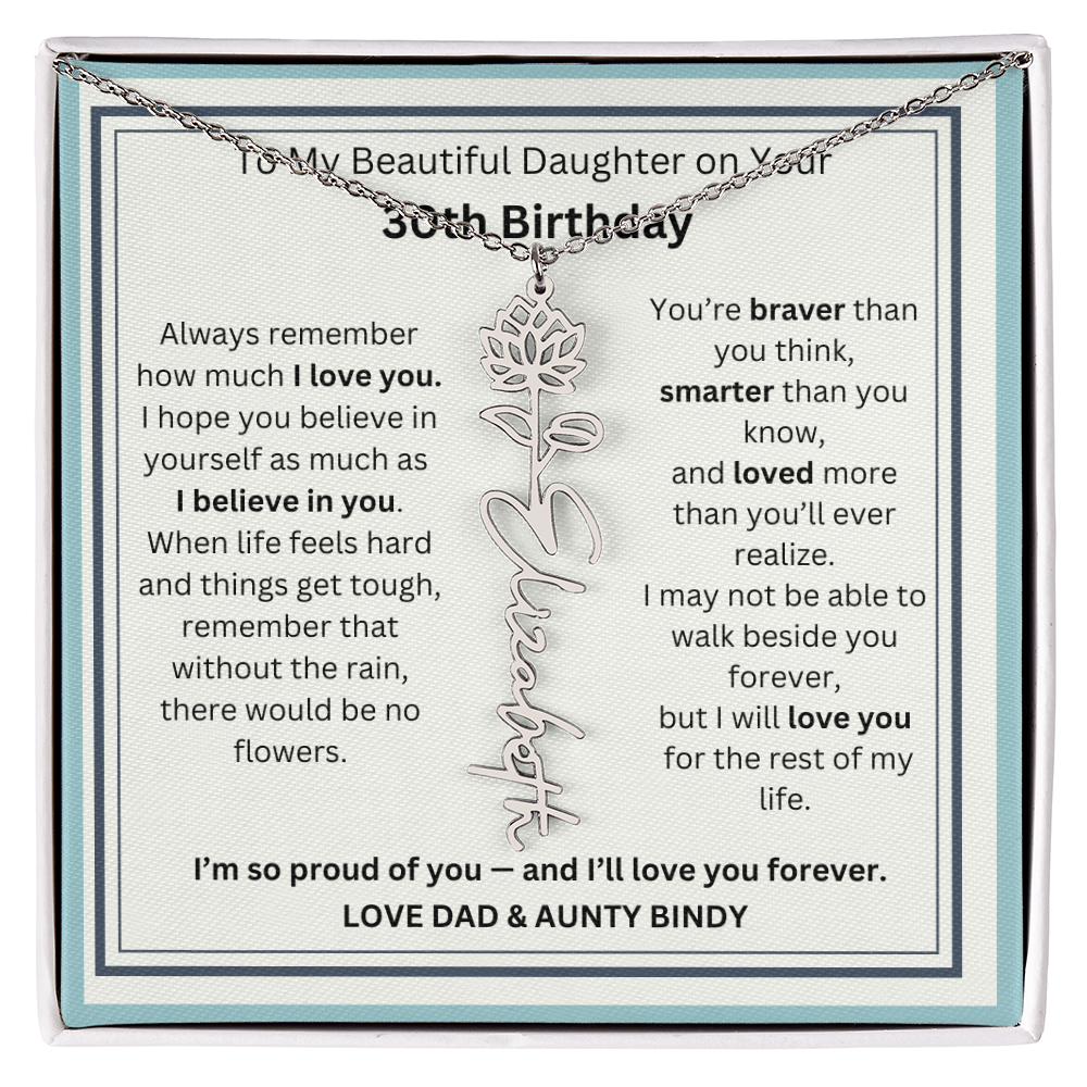 LOVE DAD & AUNTY BINDY