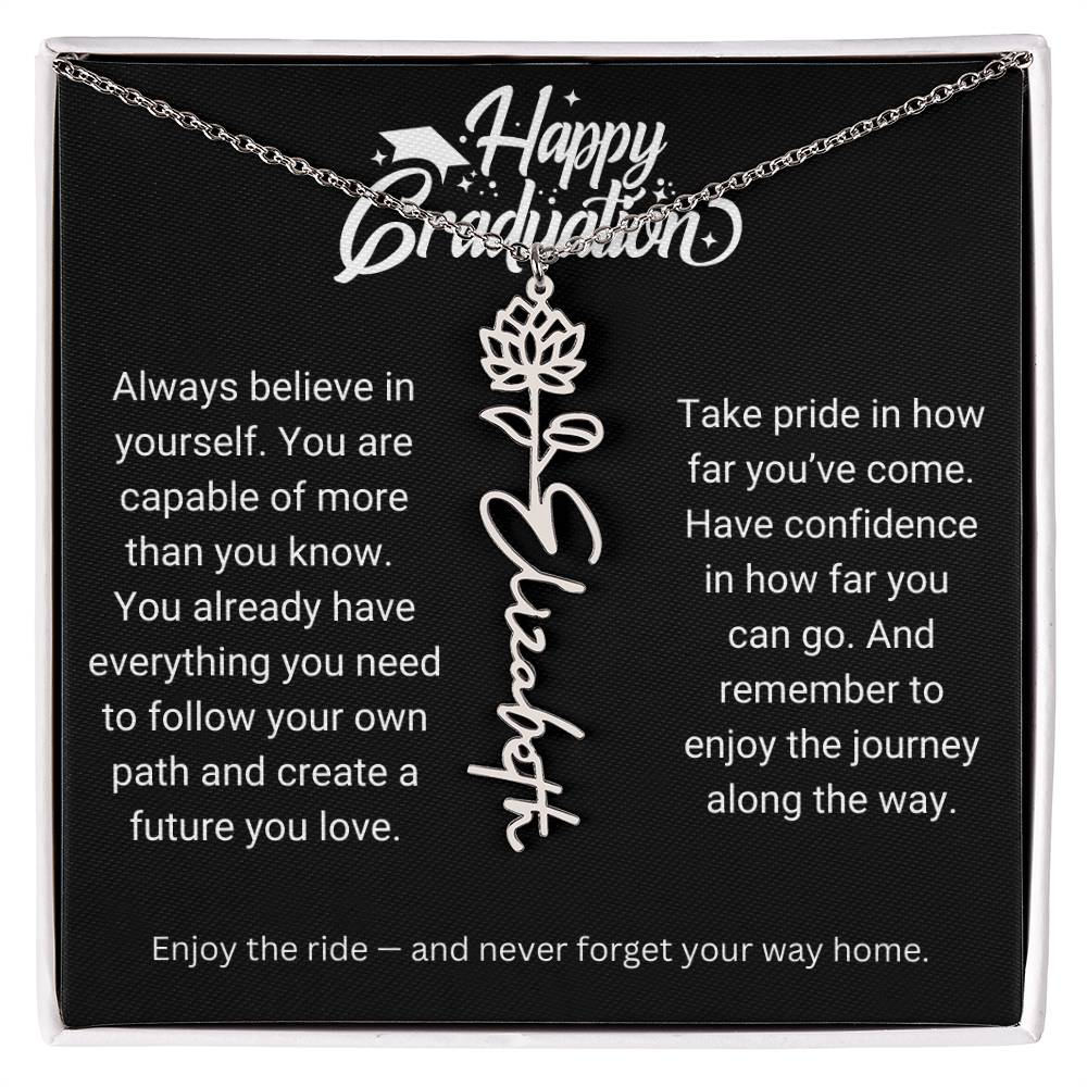 Personalized Graduation Jewelry Keepsake