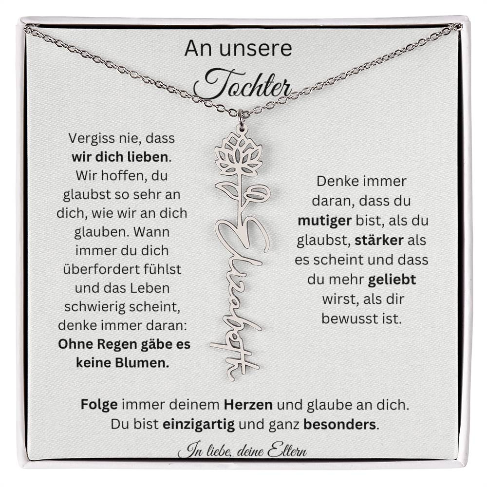 Weihnachtsgeschenk Eltern an Tochter