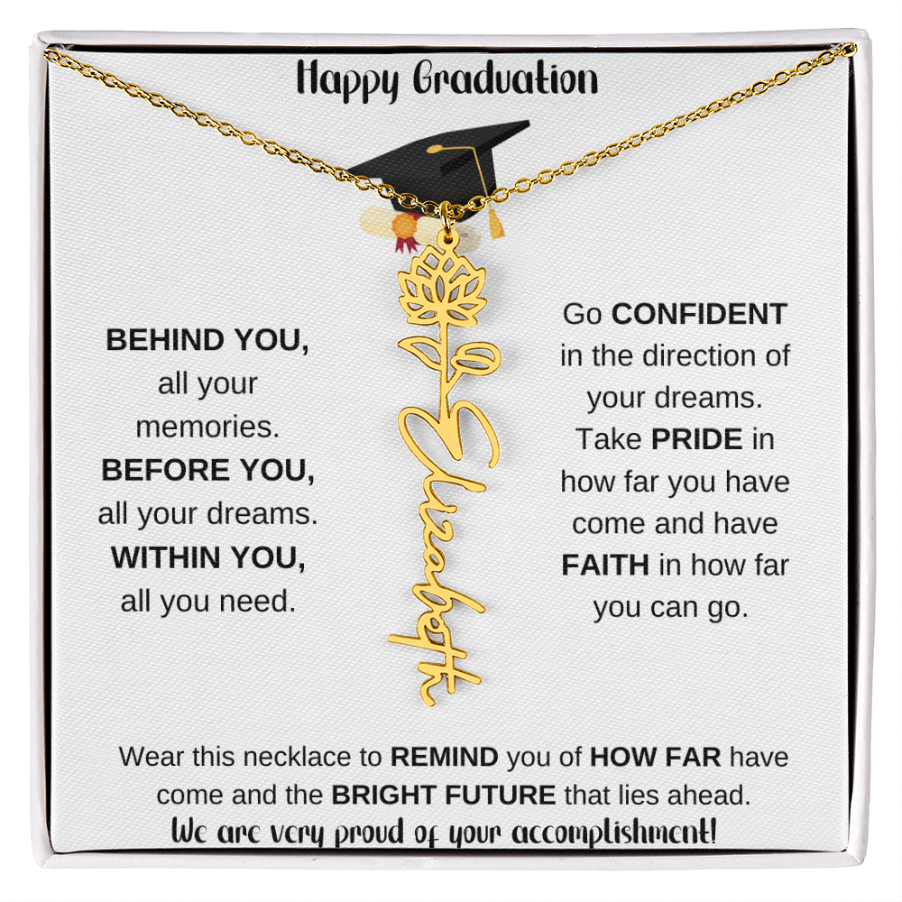 2025 Graduation Gift - Flower Name Necklace 10