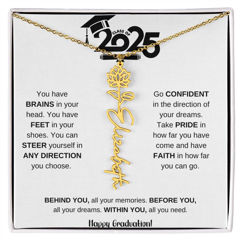2025 Graduation Gift - Flower Name Necklace 7