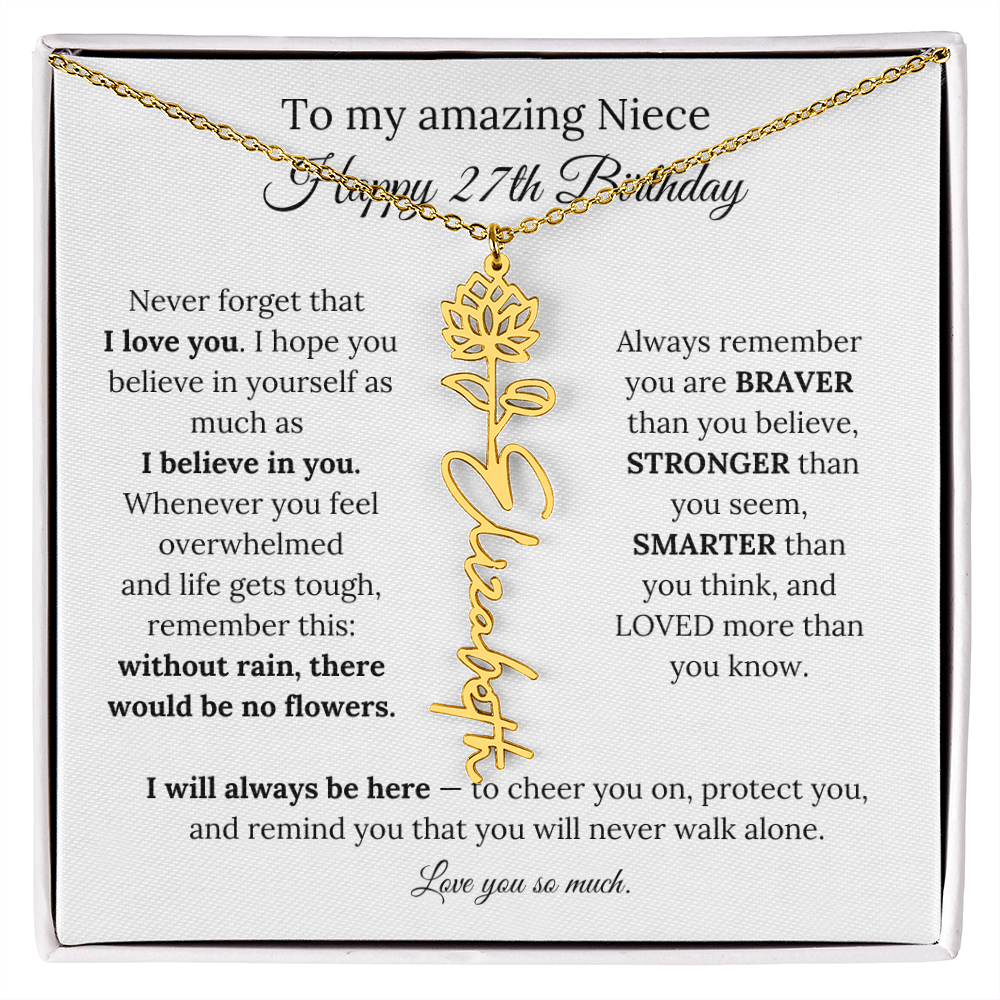 Happy 27th Birthday Gift for Niece