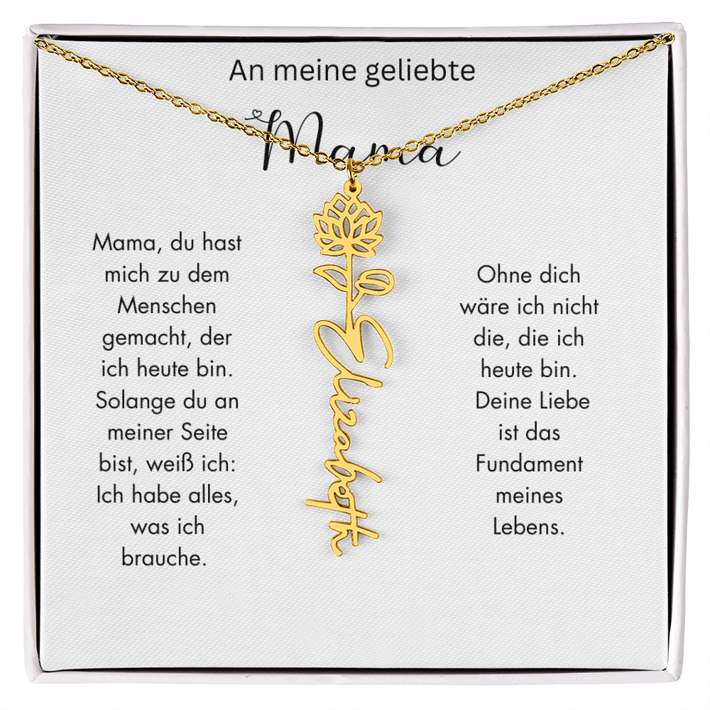 Personalisiertes Schmuck Geschenk für Mama