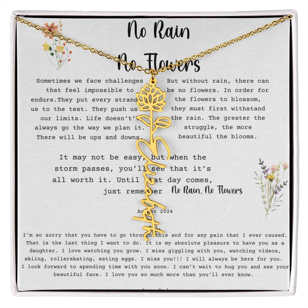 No Rain No Flowers