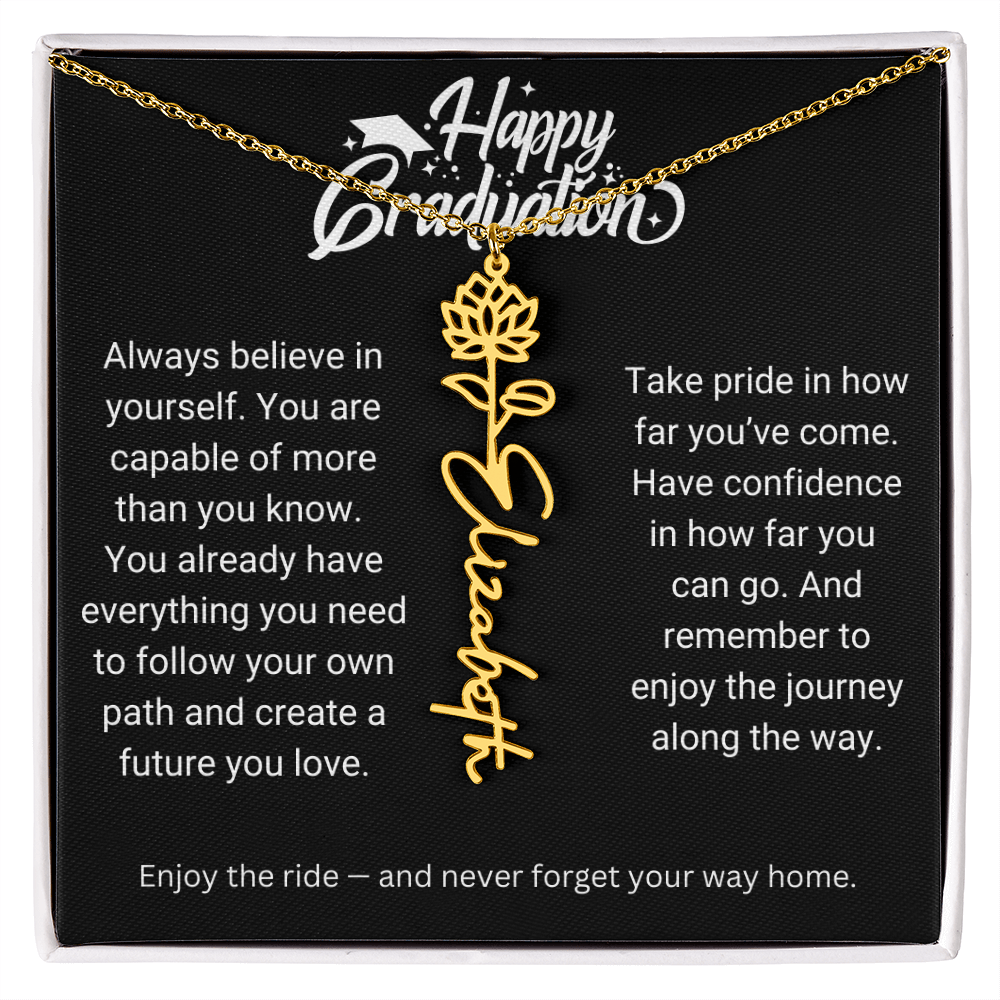 Personalized Graduation Jewelry Keepsake