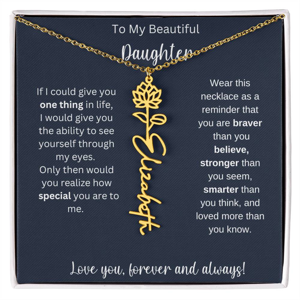 Daughter Custom Necklace 1
