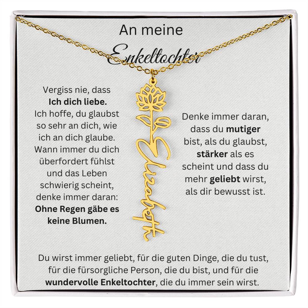An Meine Enkeltochter - Vergiss Nie