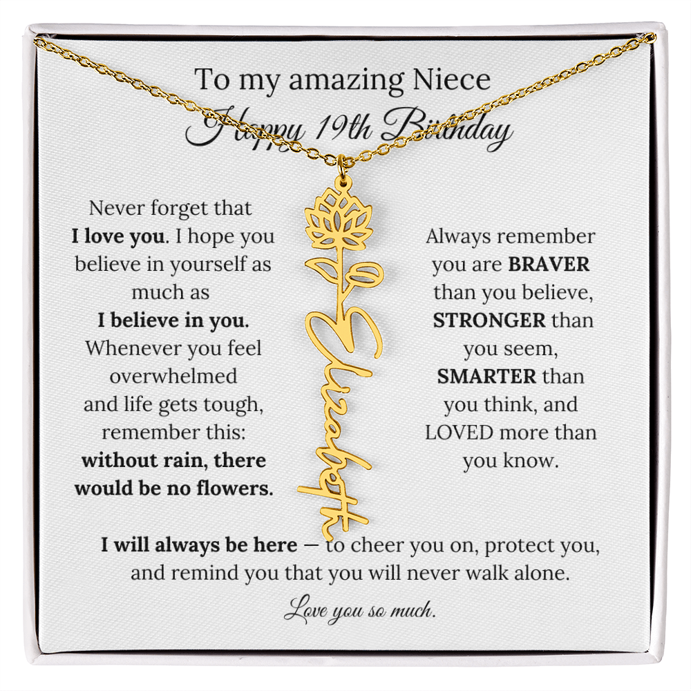 Happy 19th Birthday Gift for Niece