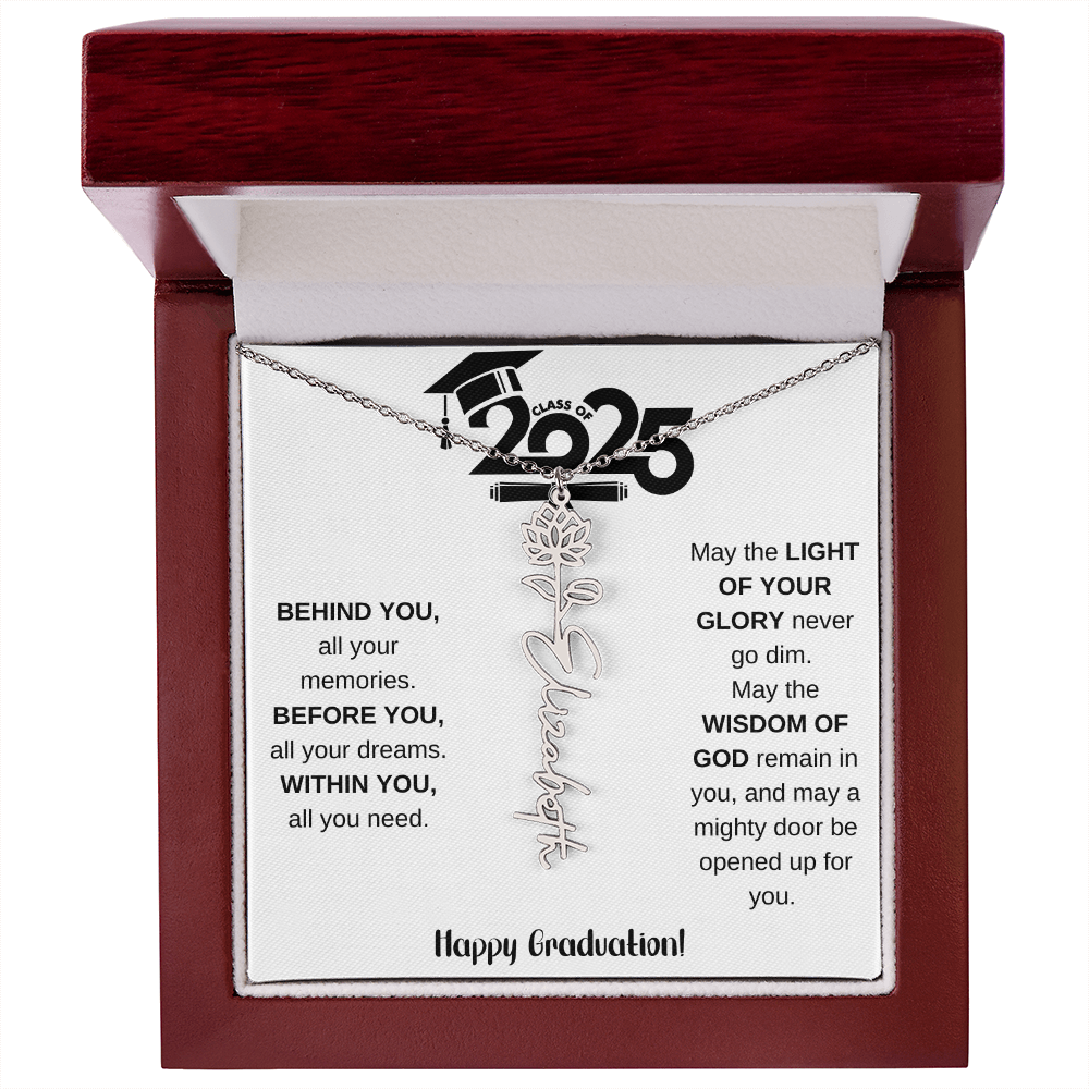 2025 Graduation Gift - Flower Name Necklace 8