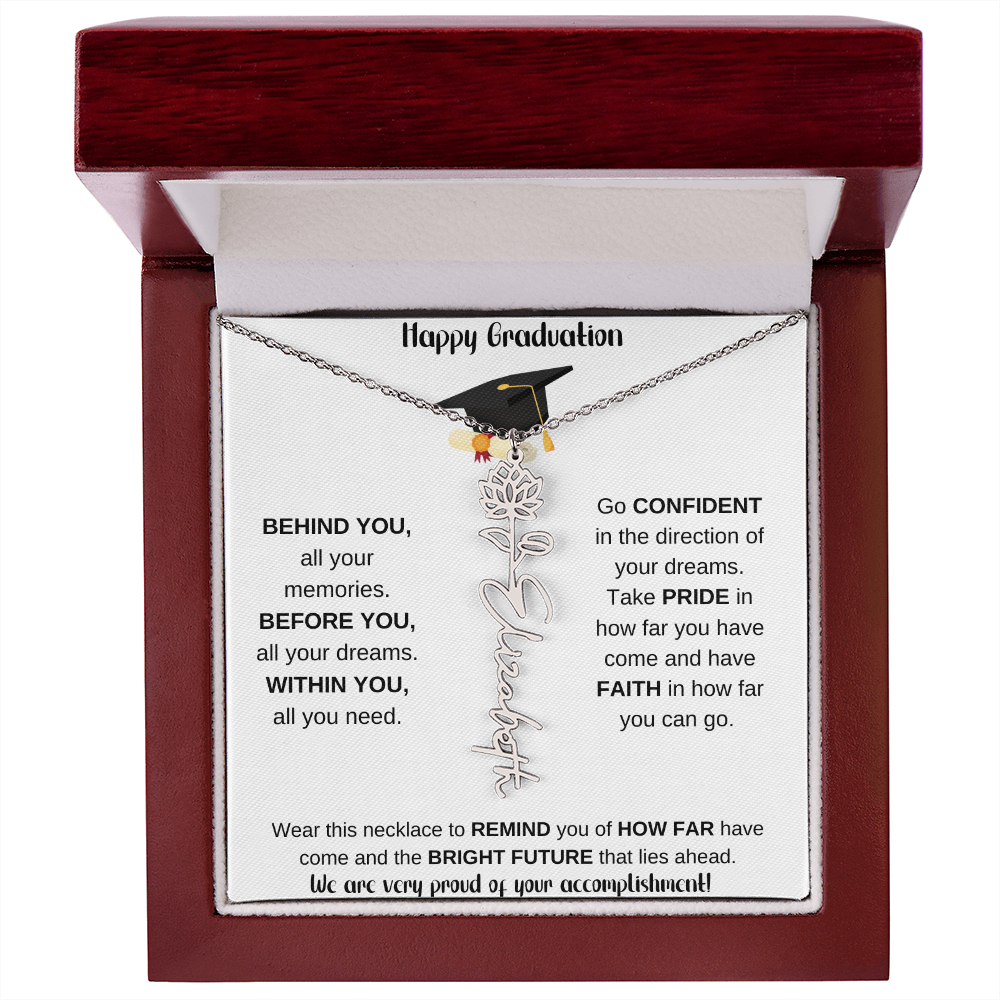2025 Graduation Gift - Flower Name Necklace 10