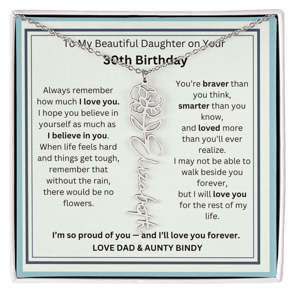 LOVE DAD & AUNTY BINDY