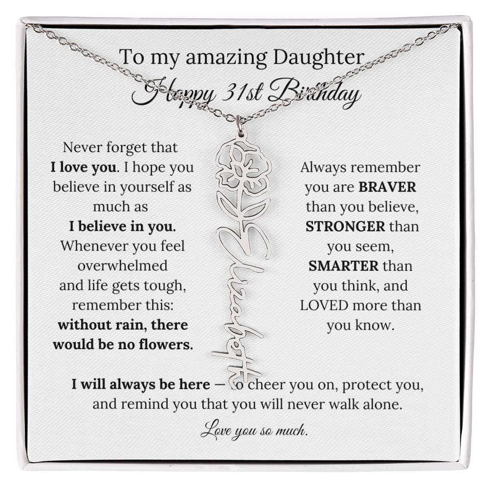 Happy 31st Birthday Gift for Daughter