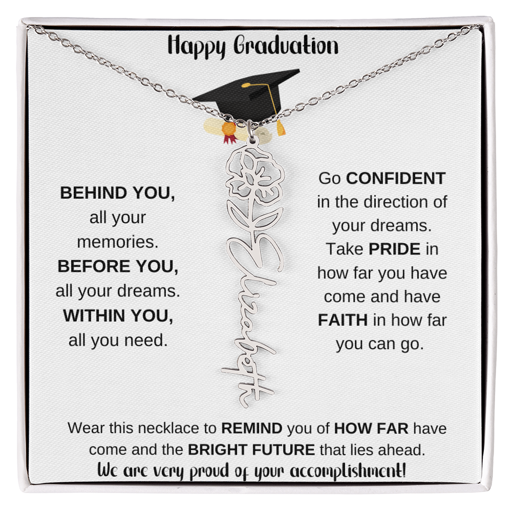 2025 Graduation Gift - Flower Name Necklace 10