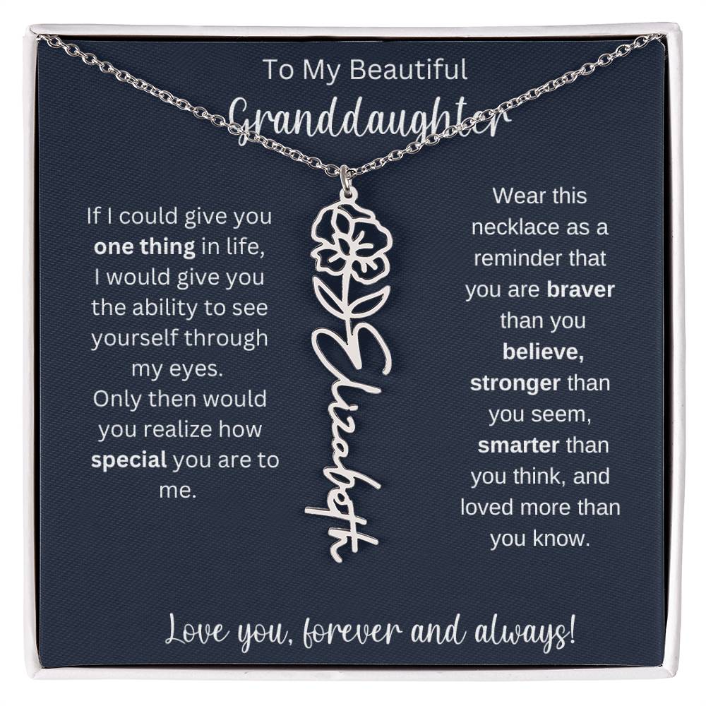 Granddaughter Personalized Christmas Gift