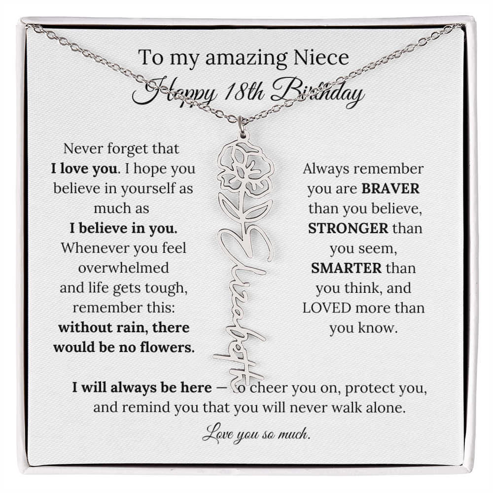 Happy 18th Birthday Gift for Niece