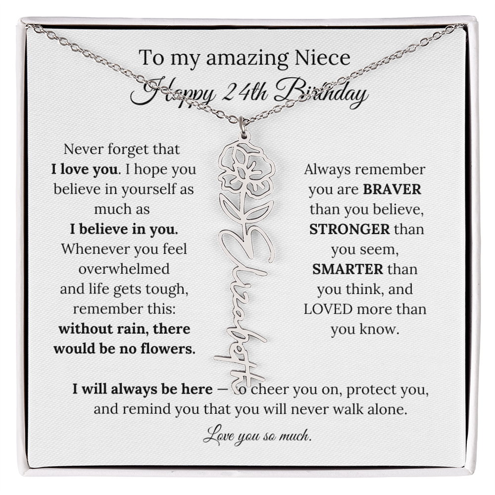 Happy 24th Birthday Gift for Niece