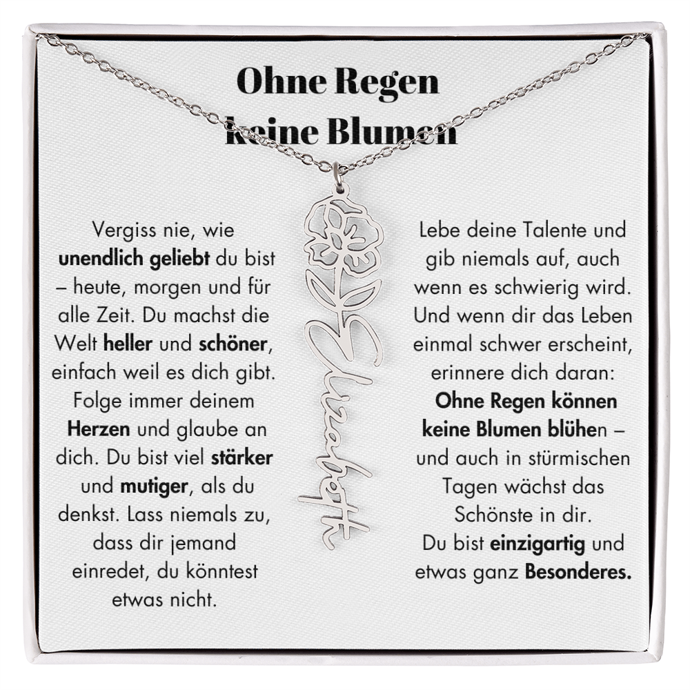 Weihnachtsgeschenk Schmuckkarte mit Spruch unendlich geliebt Mutmacher Hoffnung Liebe Geschenkidee