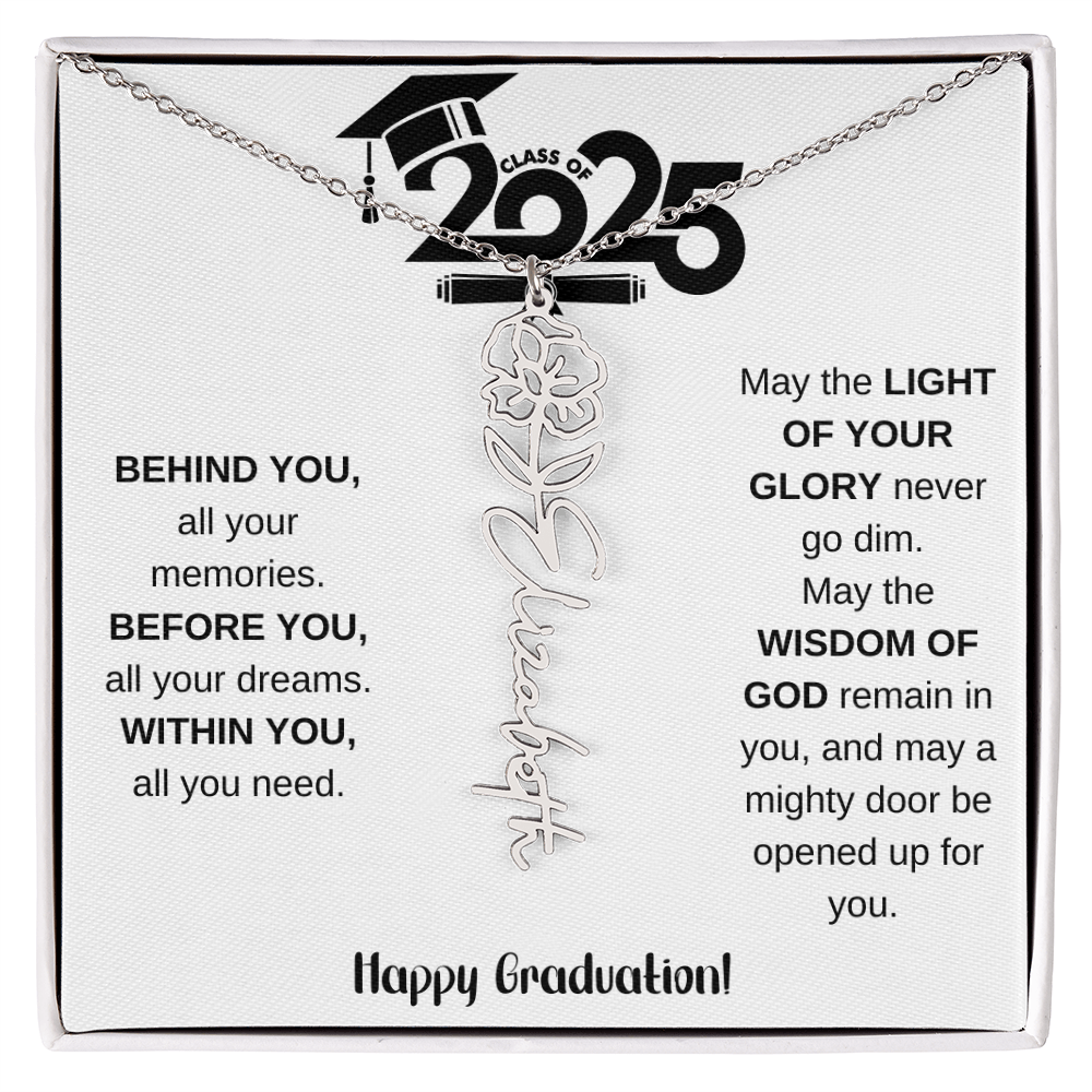 2025 Graduation Gift - Flower Name Necklace 8