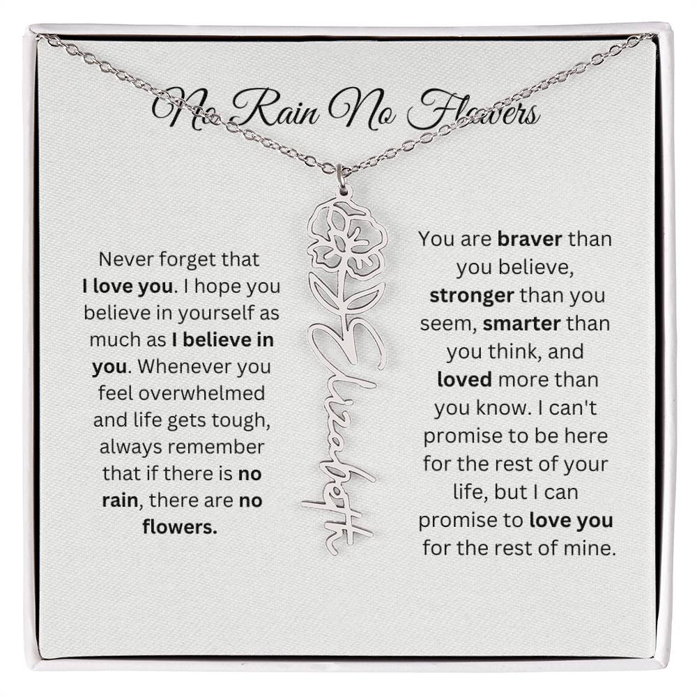 No Rain No Flowers