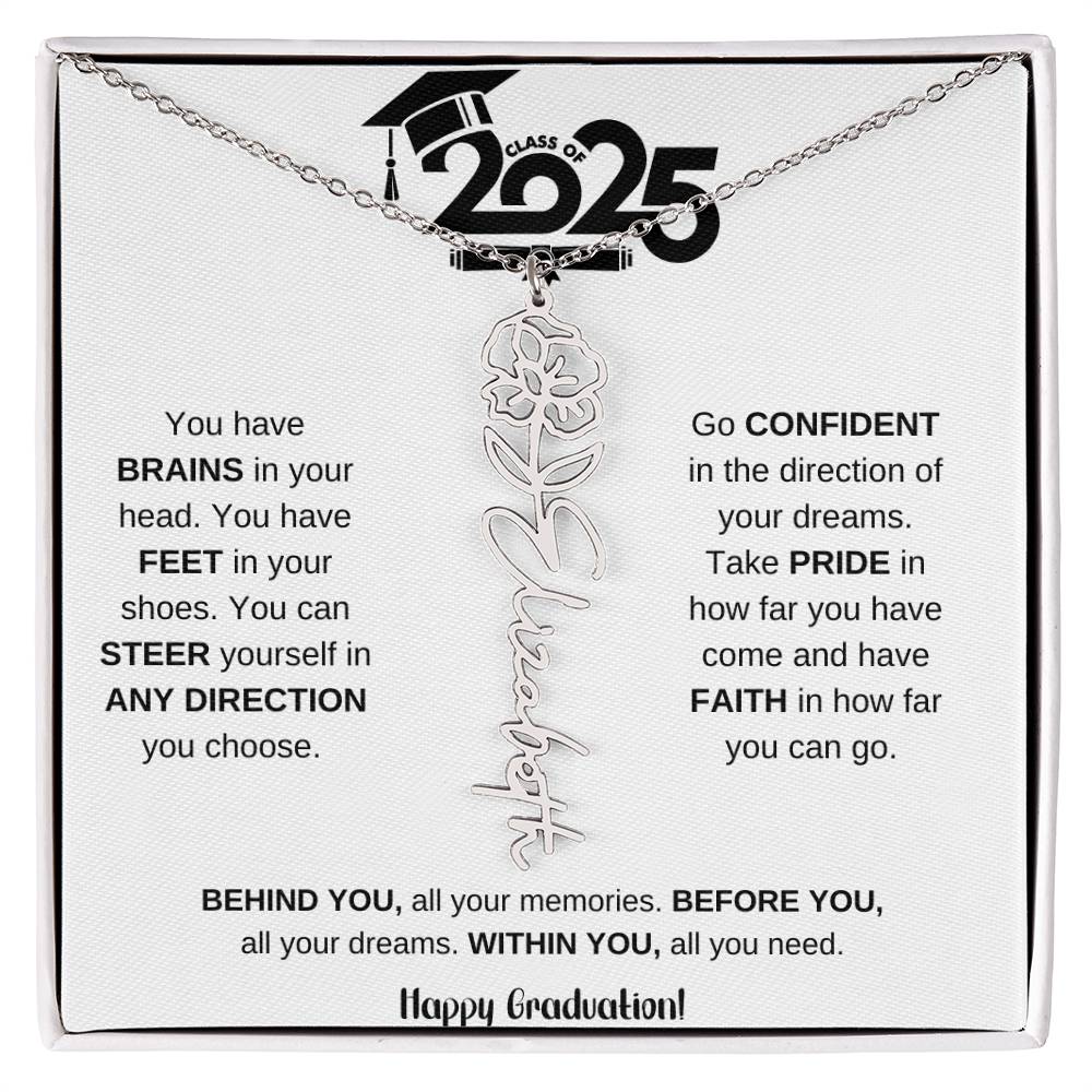 2025 Graduation Gift - Flower Name Necklace 7