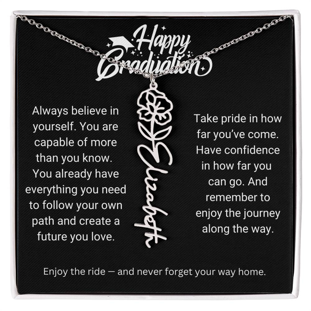 Personalized Graduation Jewelry Keepsake