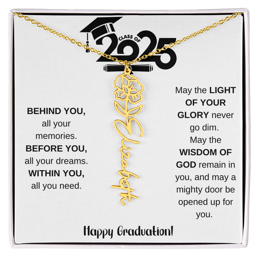 2025 Graduation Gift - Flower Name Necklace 8