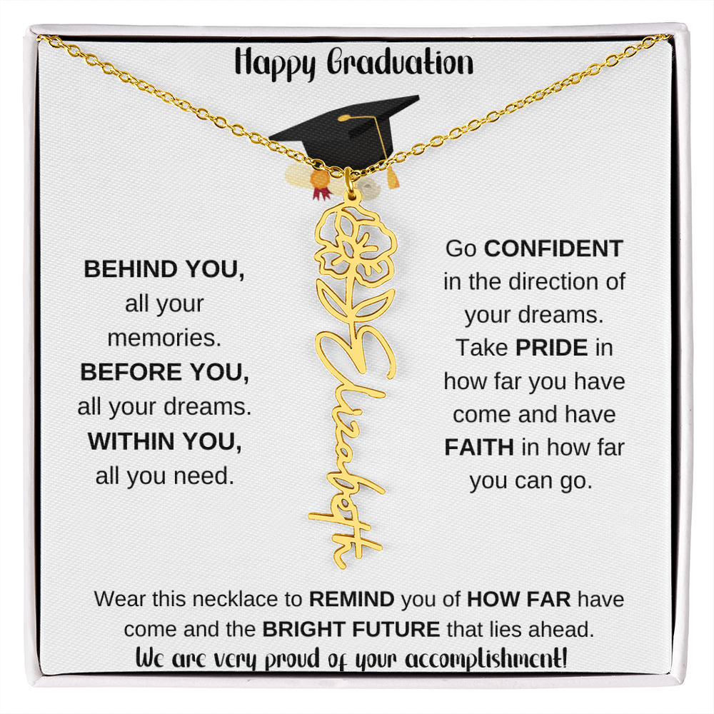 2025 Graduation Gift - Flower Name Necklace 10