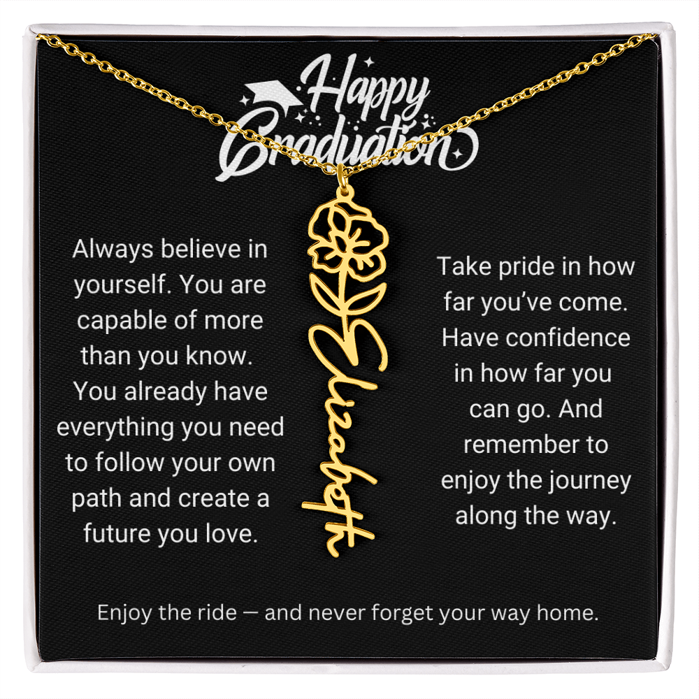 Personalized Graduation Jewelry Keepsake