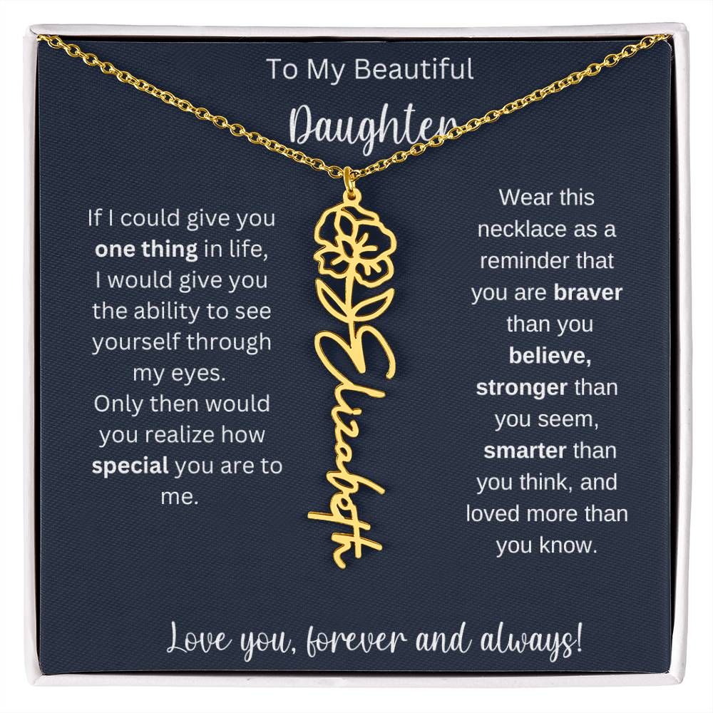 Daughter Custom Necklace 1