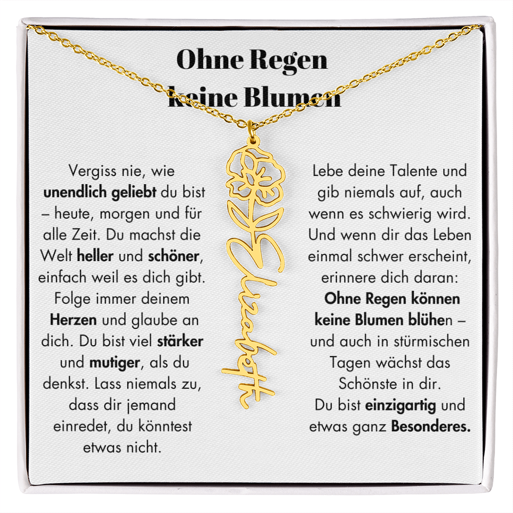 Weihnachtsgeschenk Schmuckkarte mit Spruch unendlich geliebt Mutmacher Hoffnung Liebe Geschenkidee
