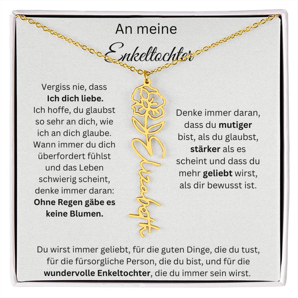 An Meine Enkeltochter - Vergiss Nie