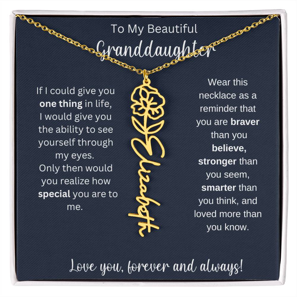 Granddaughter Personalized Christmas Gift