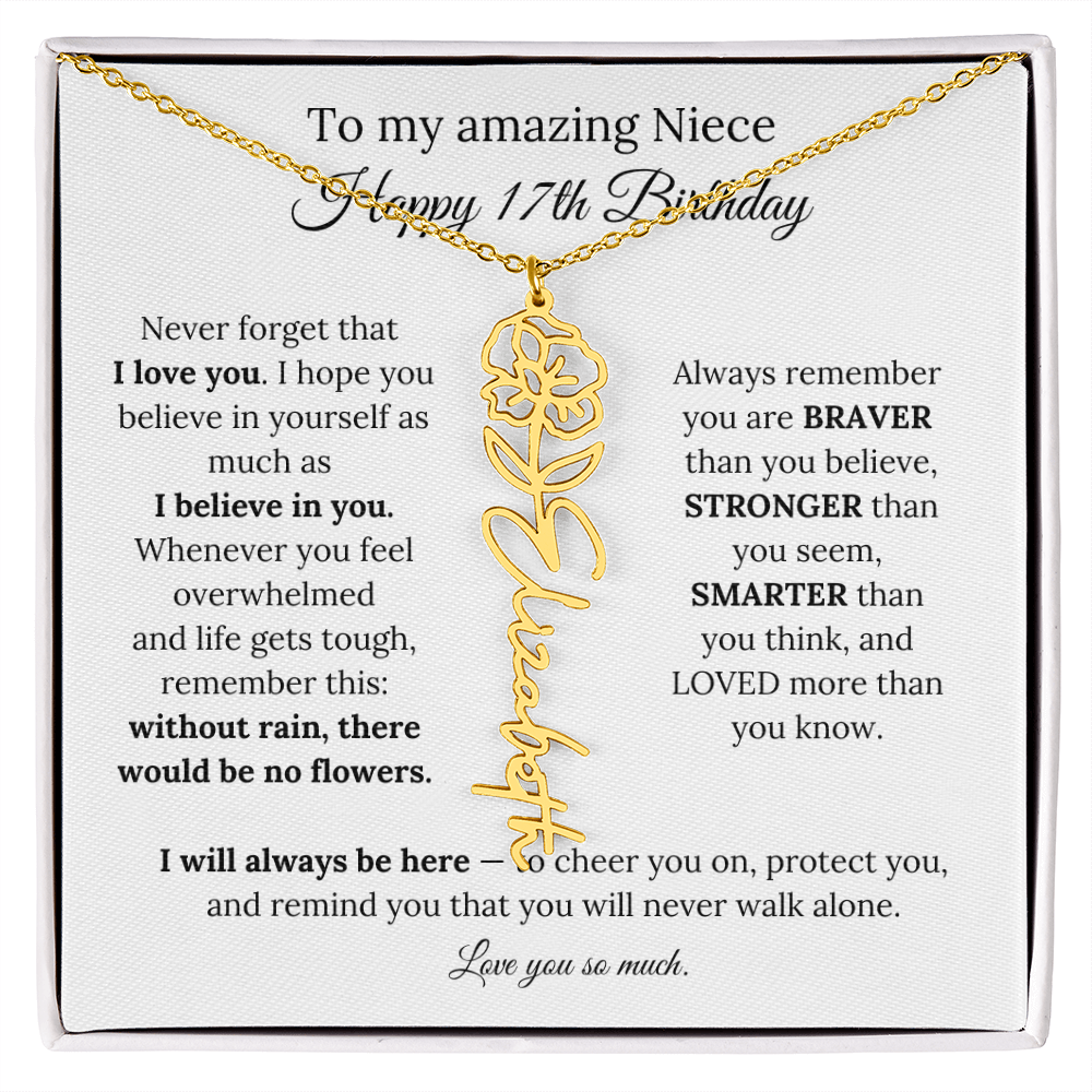 Happy 17th Birthday Gift for Niece