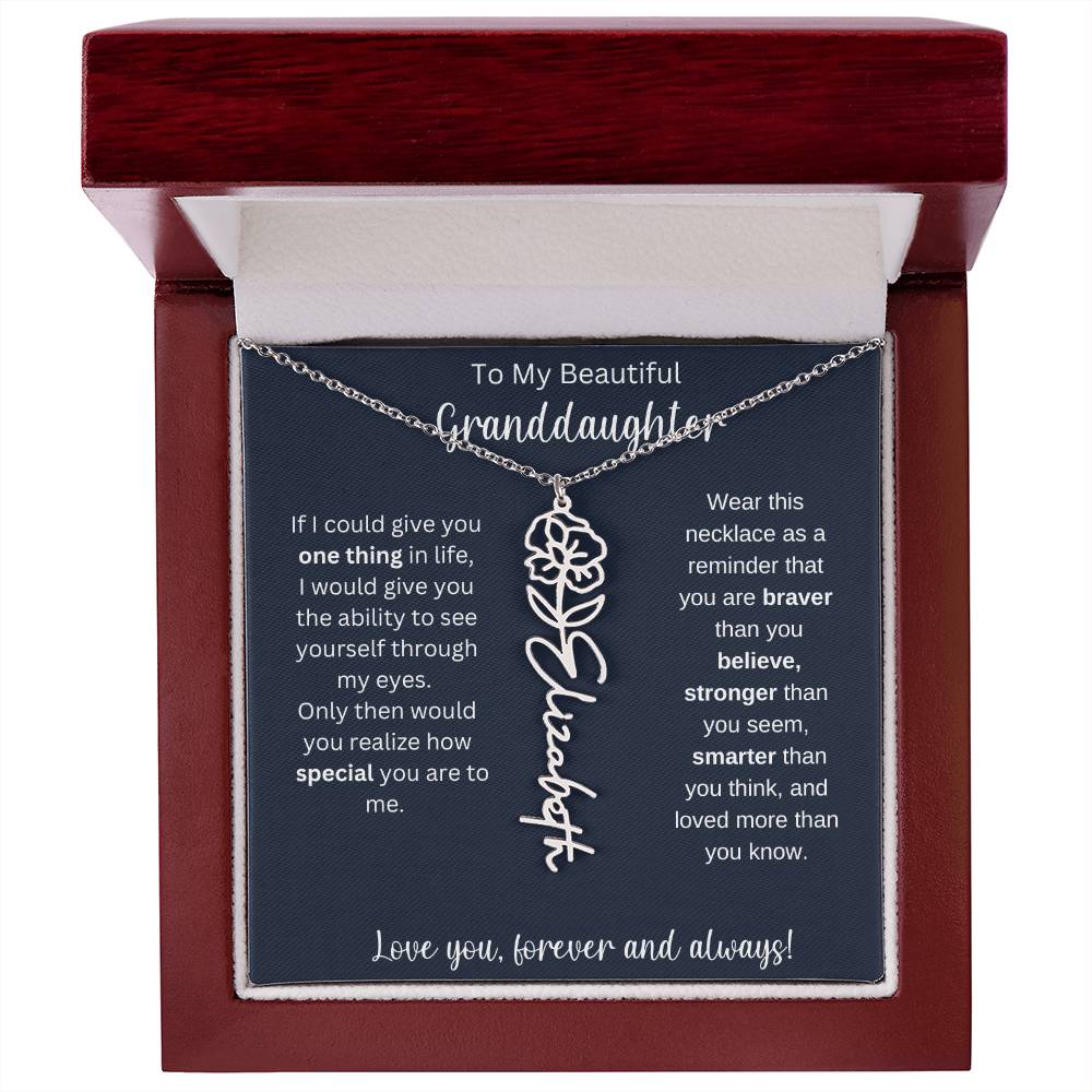 Granddaughter Personalized Christmas Gift