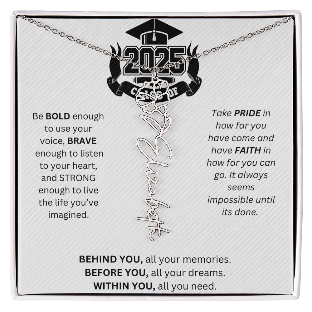 2025 Graduation Gift - Flower Name Necklace 3