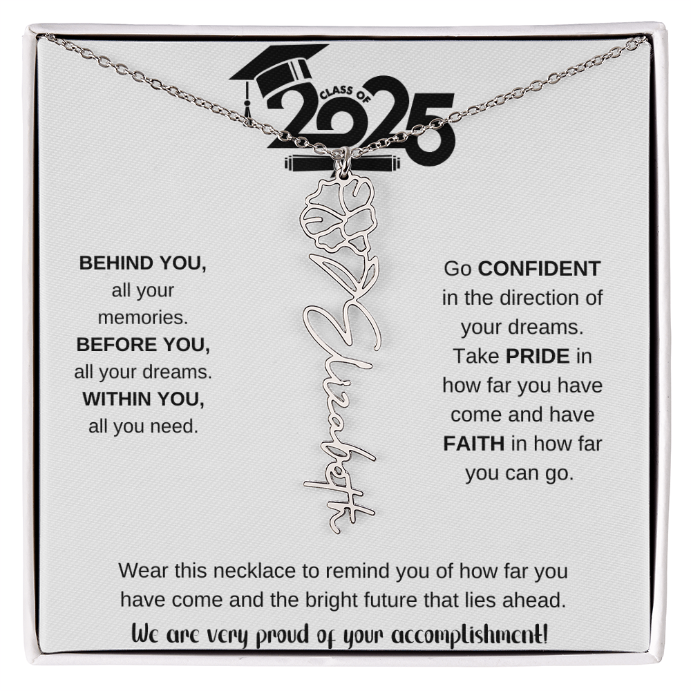 2025 Graduation Gift - Flower Name Necklace 9